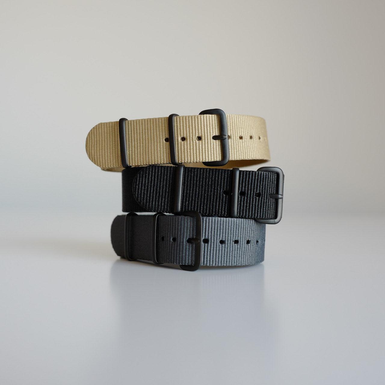 NATO TYPE STRAP Matte Black Series