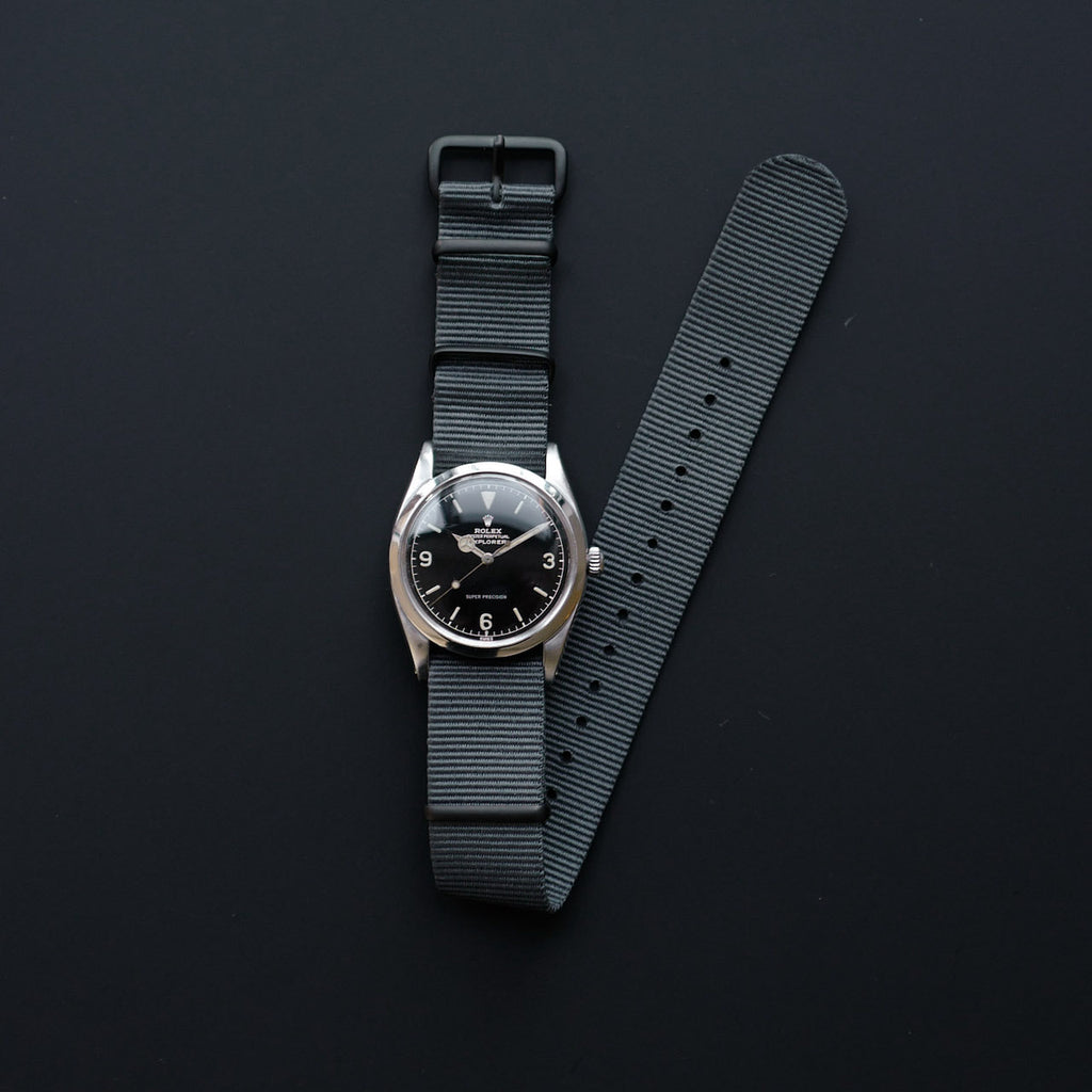 NATO TYPE STRAP Matte Black Series