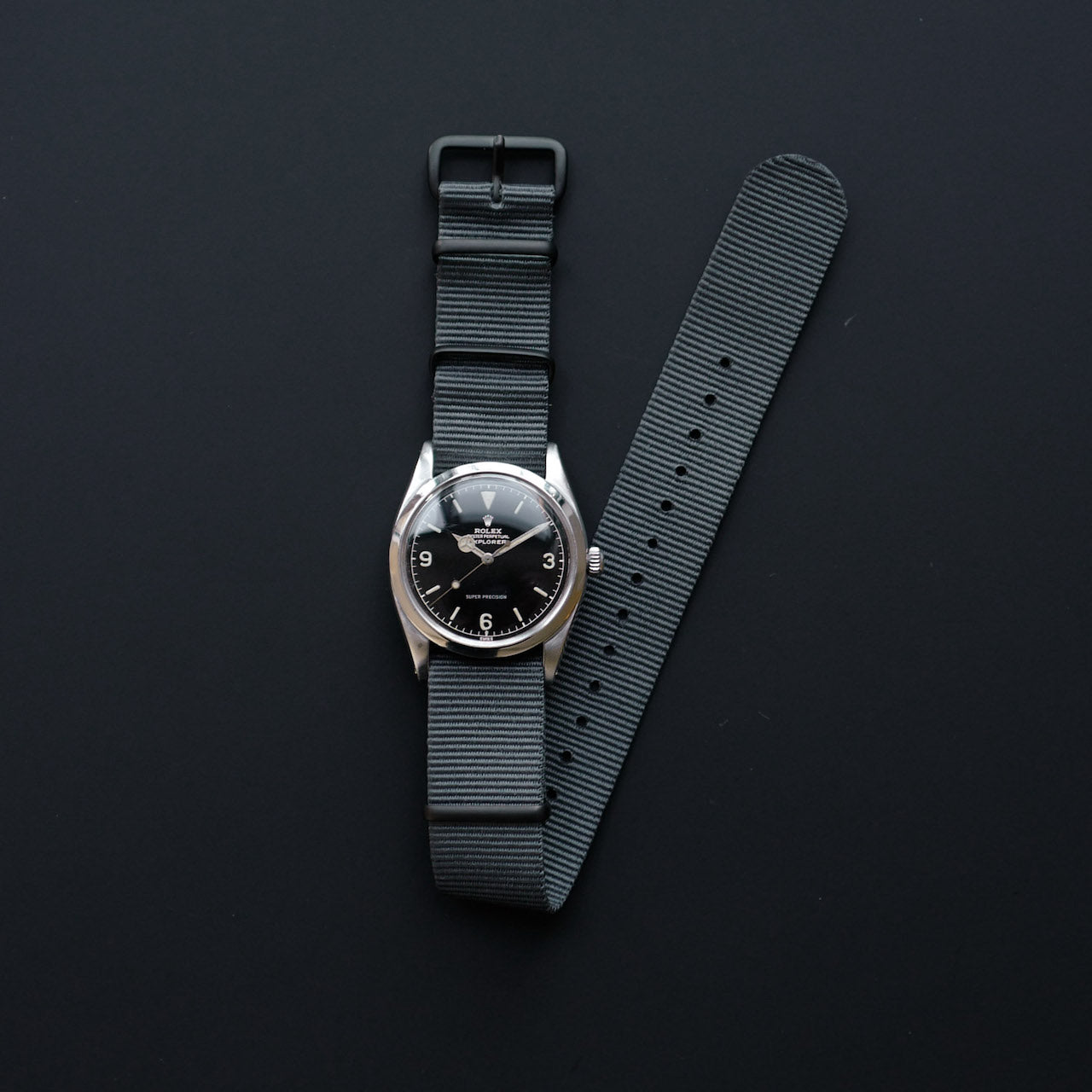 NATO TYPE STRAP Matte Black Series