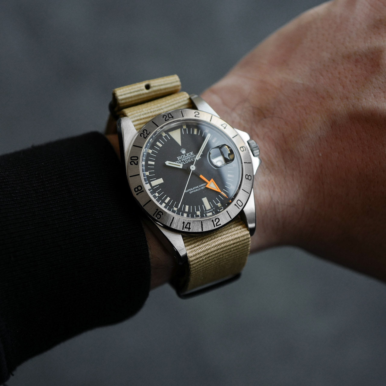 NATO TYPE STRAP Matte Black Series