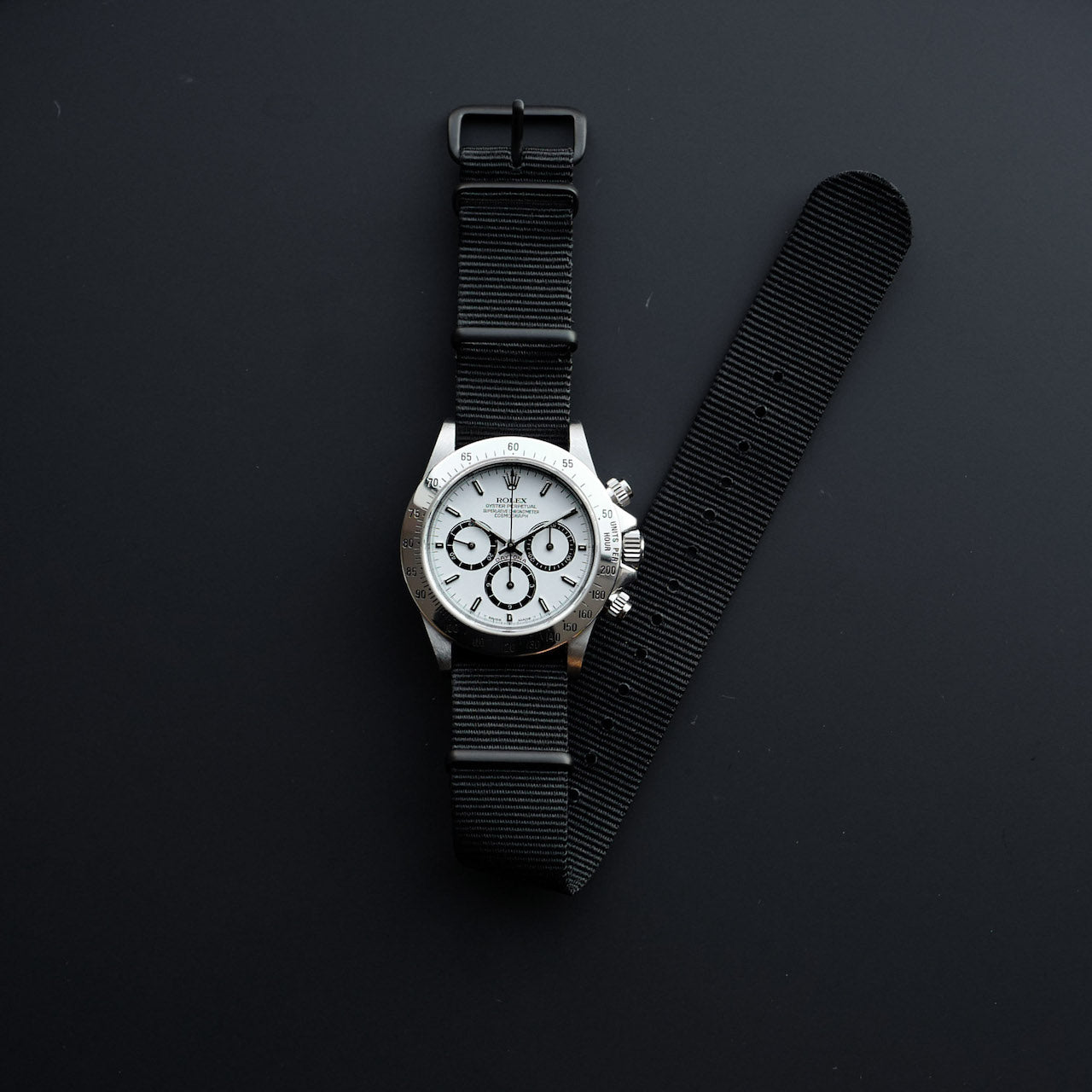NATO TYPE STRAP Matte Black Series