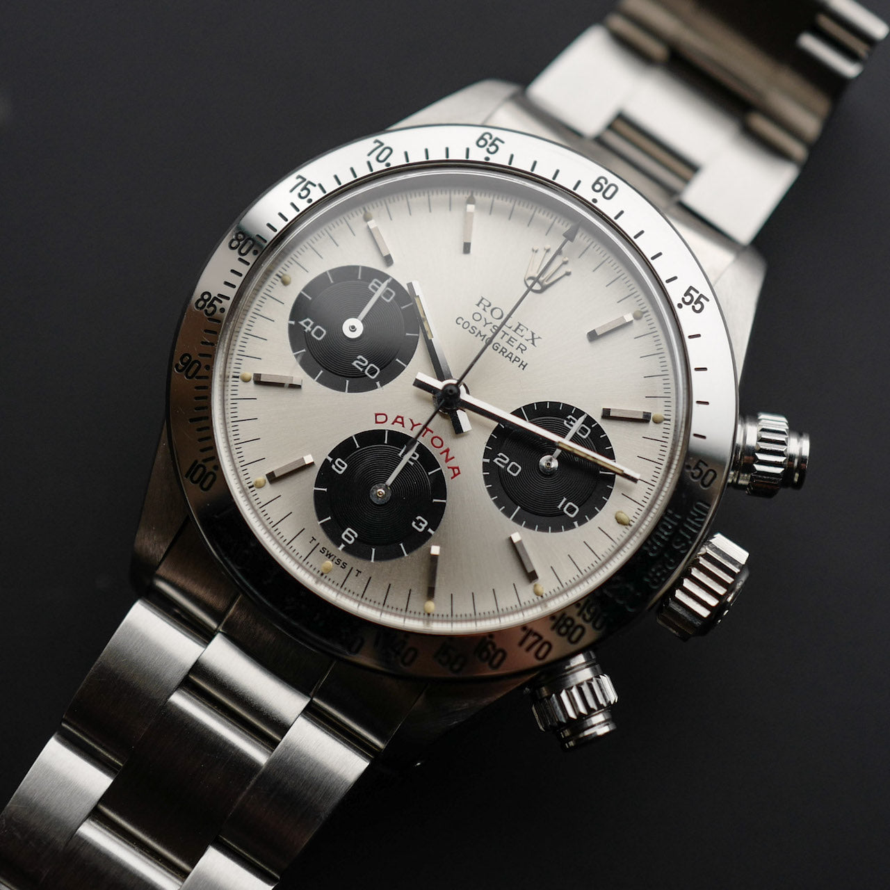 ロレックス/デイトナ6265/シルバーダイヤルビッグデイトナ/国際保証書等付属品完備/ROLEX DAYTONA "BIG RED" Ref.6265 1984-85y with Guarantee Paper etc,