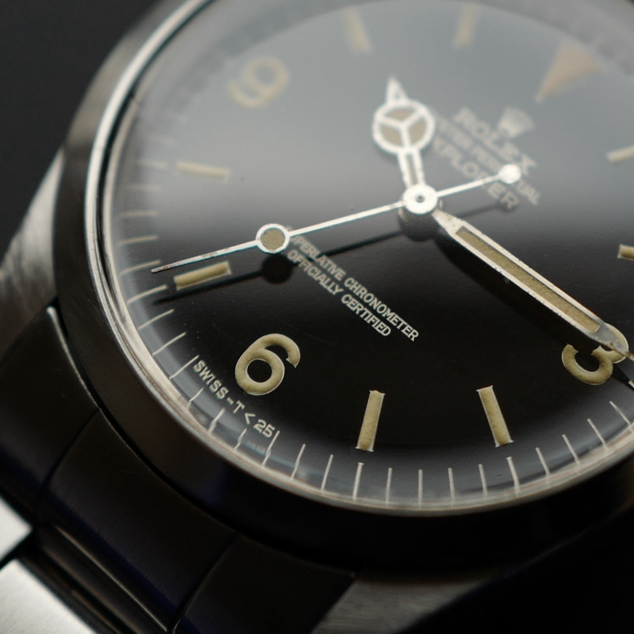ロレックス/エクスプローラー1/1016ミラーダイヤル/タイプ6/ROLEX EXPLORER1 Ref.1016 "GILT DIAL" Mk6 1966y