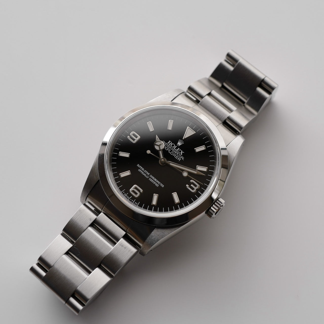 ロレックス/エクスプローラー1/Ref.14270/オールトリチウム/シングルバックル/ROLEX EXPLORER I Ref.14270S "Tritium"Single Buckle