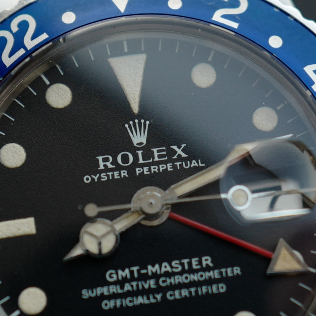 ロレックス/GMTマスター/1675/ロングEマーク1/ROLEX GMT-MASTER Ref.1675 "Long-E"Mark1 / 1970y
