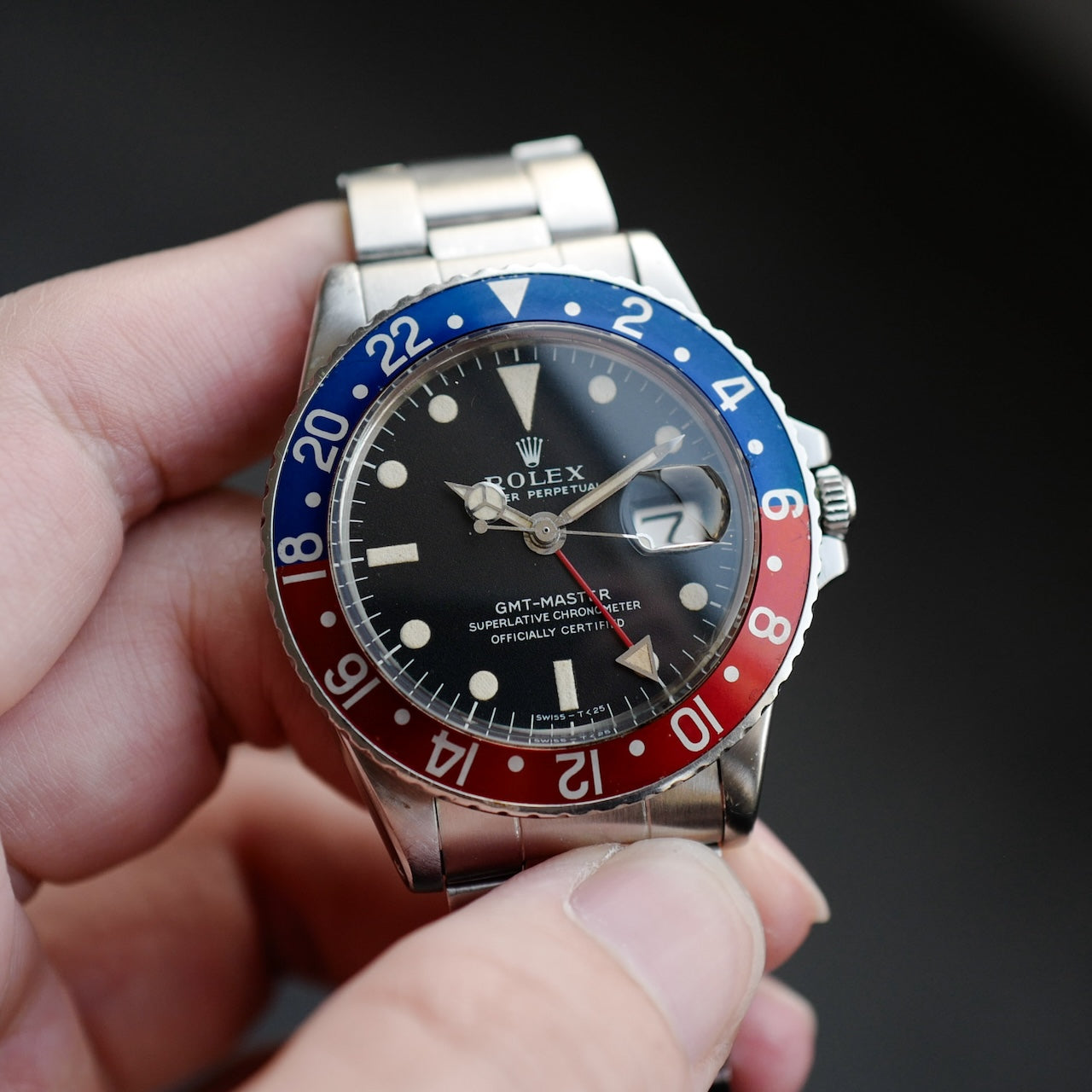 ロレックス/GMTマスター/1675/ロングEマーク1/ROLEX GMT-MASTER Ref.1675 "Long-E"Mark1 / 1970y