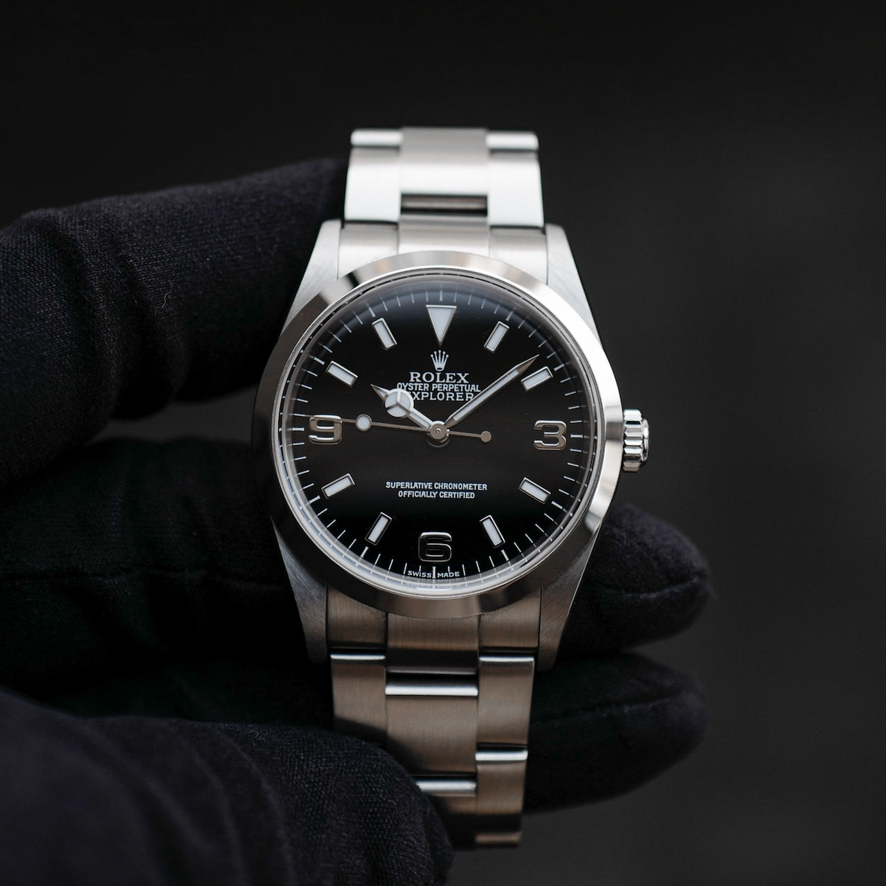 ロレックス/エクスプローラー１/Ref.114270K番/ブラックアウト/フルセット/ROLEX EXPLORER1 Ref.114270K "BLACK OUT" 2002y Full Set