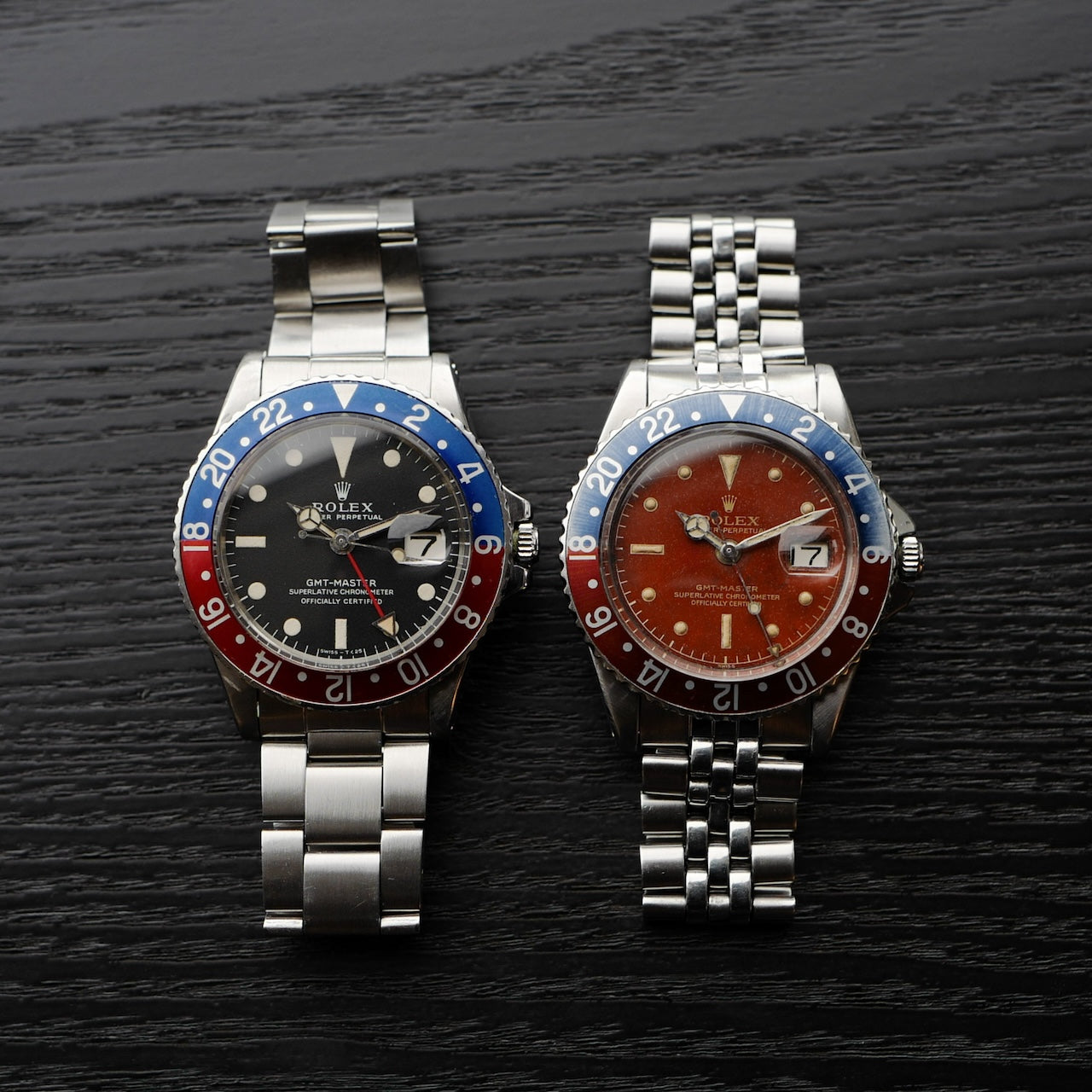 ロレックス/GMT-マスターPCG1675マーク１/レッド・トロピカル/ROLEX GMT-MASTER Ref.1675 PCG Mk1 Dial "RED TROPICAL" 1960y