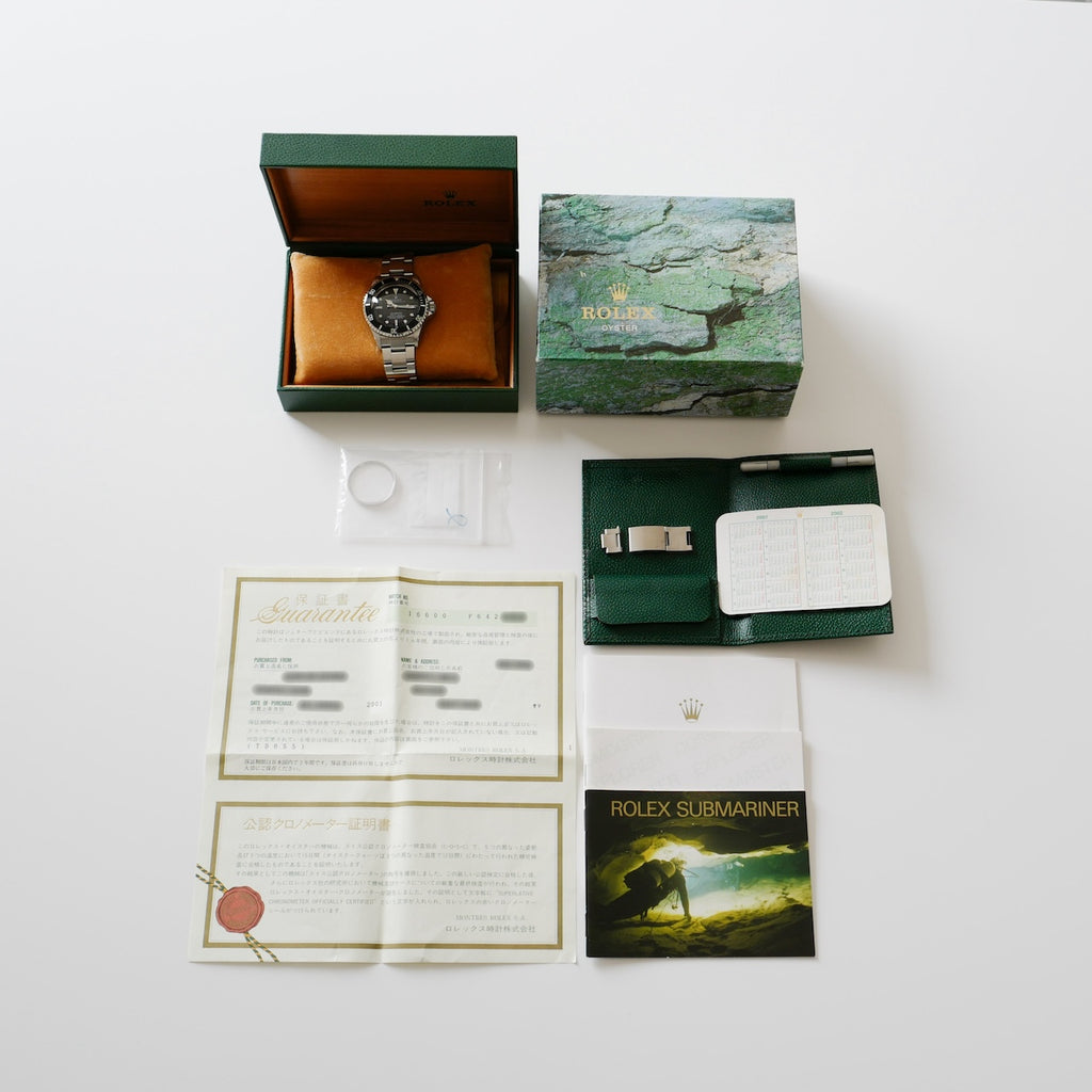 ロレックス/シードゥエラー/16600P番/オリジナルドーム風防/国内正規フルセット/ROLEX SEA-DWELLER Ref.16600 P "DOME" 2000y Full Set