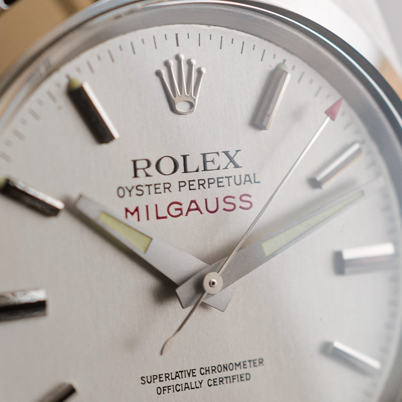 ロレックス/ミルガウス1019/後期モデル/カナダギャラ/ROLEX MILGAUSS Ref.1019 "Silver Dial" 1980y CANADA Guarantee