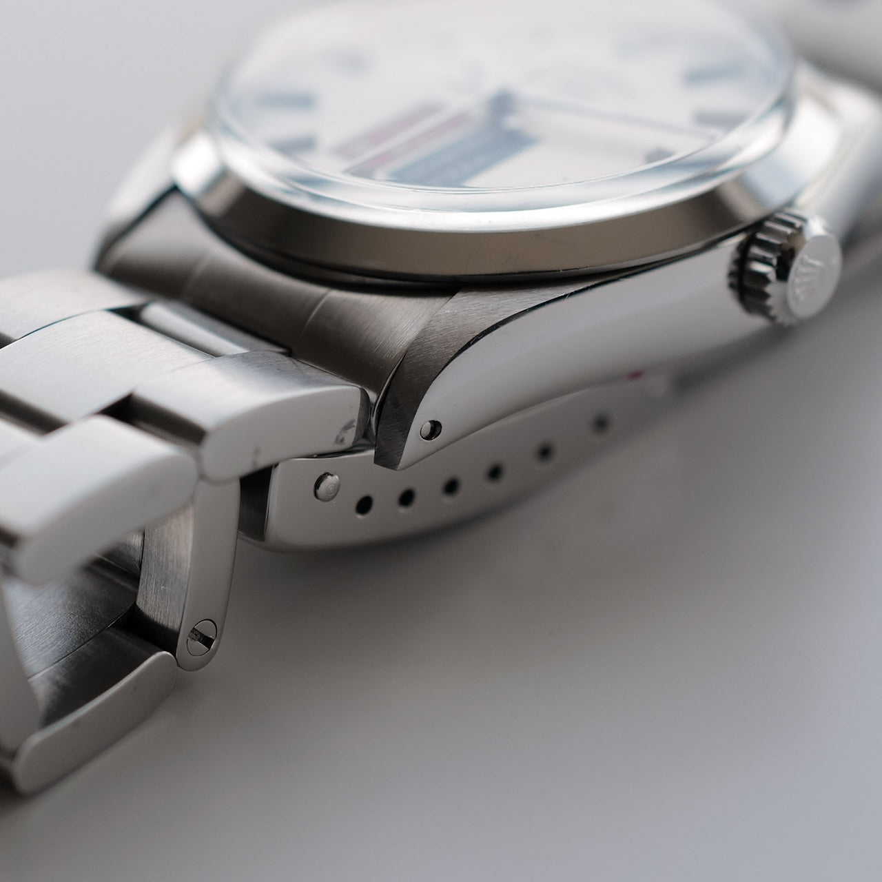 ロレックス/エアキング5500ドミノピザR番/Wネーム/ROLEX AIR-KING Ref.5500 R "DOMINO'S" Silver Dial 1988y