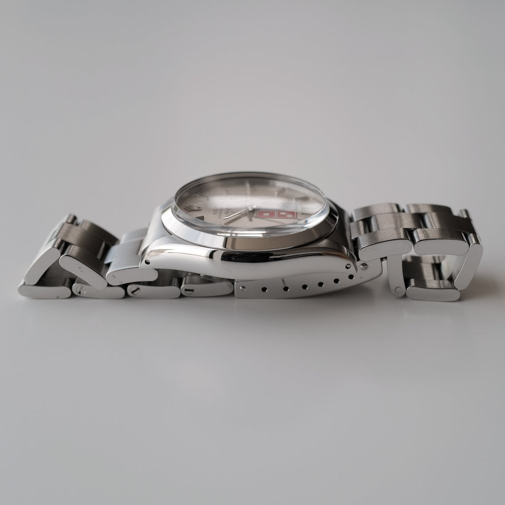 ロレックス/エアキング5500ドミノピザR番/Wネーム/ROLEX AIR-KING Ref.5500 R "DOMINO'S" Silver Dial 1988y