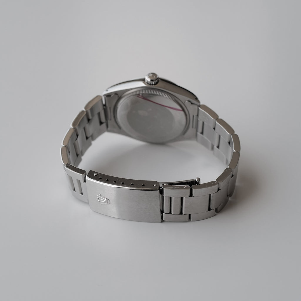 ロレックス/エアキング5500ドミノピザR番/Wネーム/ROLEX AIR-KING Ref.5500 R "DOMINO'S" Silver Dial 1988y