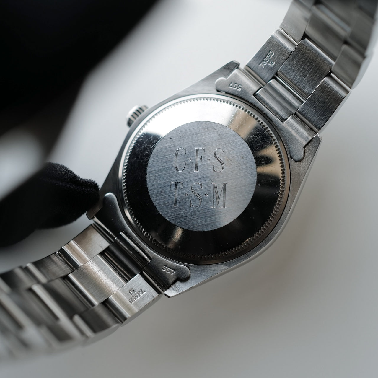 ロレックス/エアキング5500ドミノピザR番/Wネーム/ROLEX AIR-KING Ref.5500 R "DOMINO'S" Silver Dial 1988y
