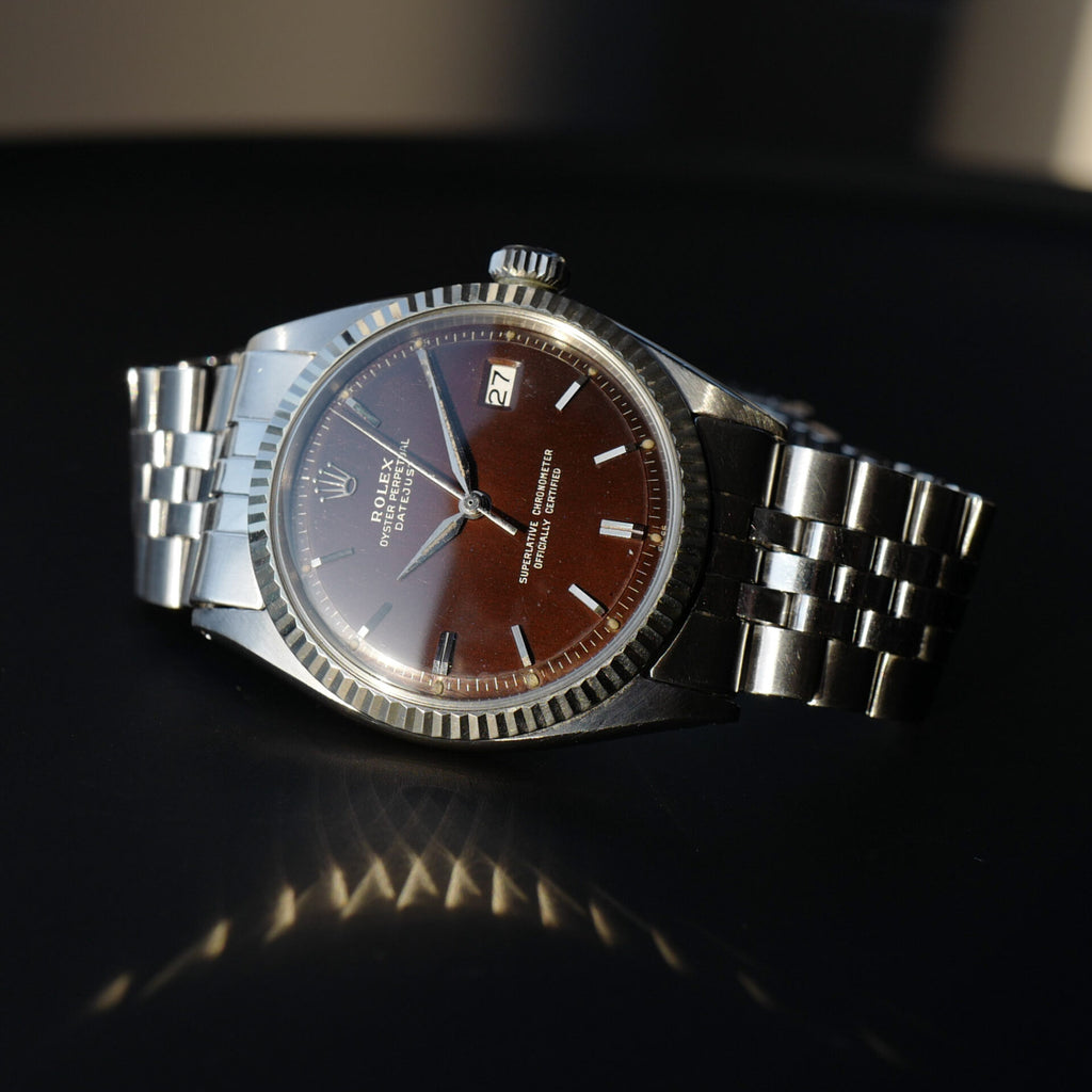 ロレックス/デイトジャスト1601/トロピカル/国内正規保証書/ROLEX DATE JUST Ref.1601 "TROPICAL" 1963y With Box and Paper