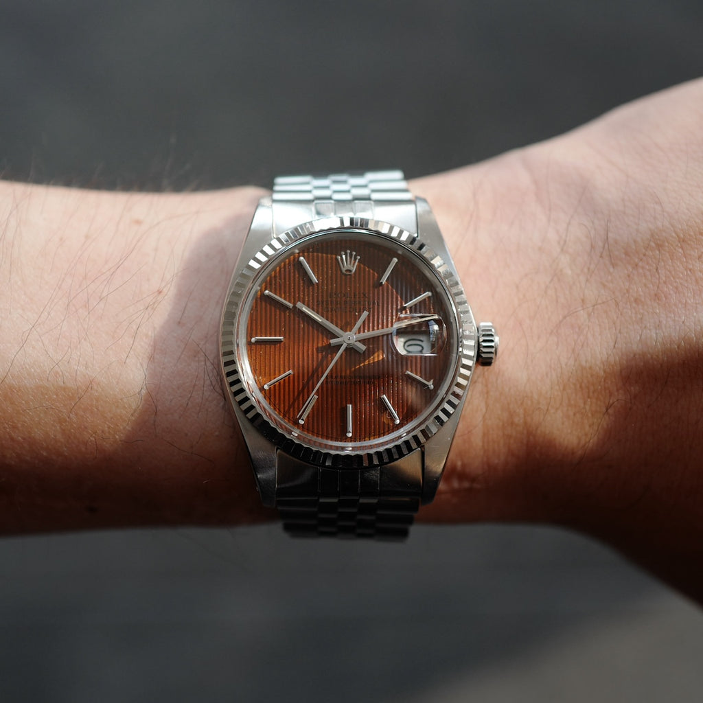 ロレックス/デイトジャスト/トロピカル/タペストリーダイヤル/ROLEX DATE-JUST Ref.16014 “Tropical” Tapestry Dial 1985y