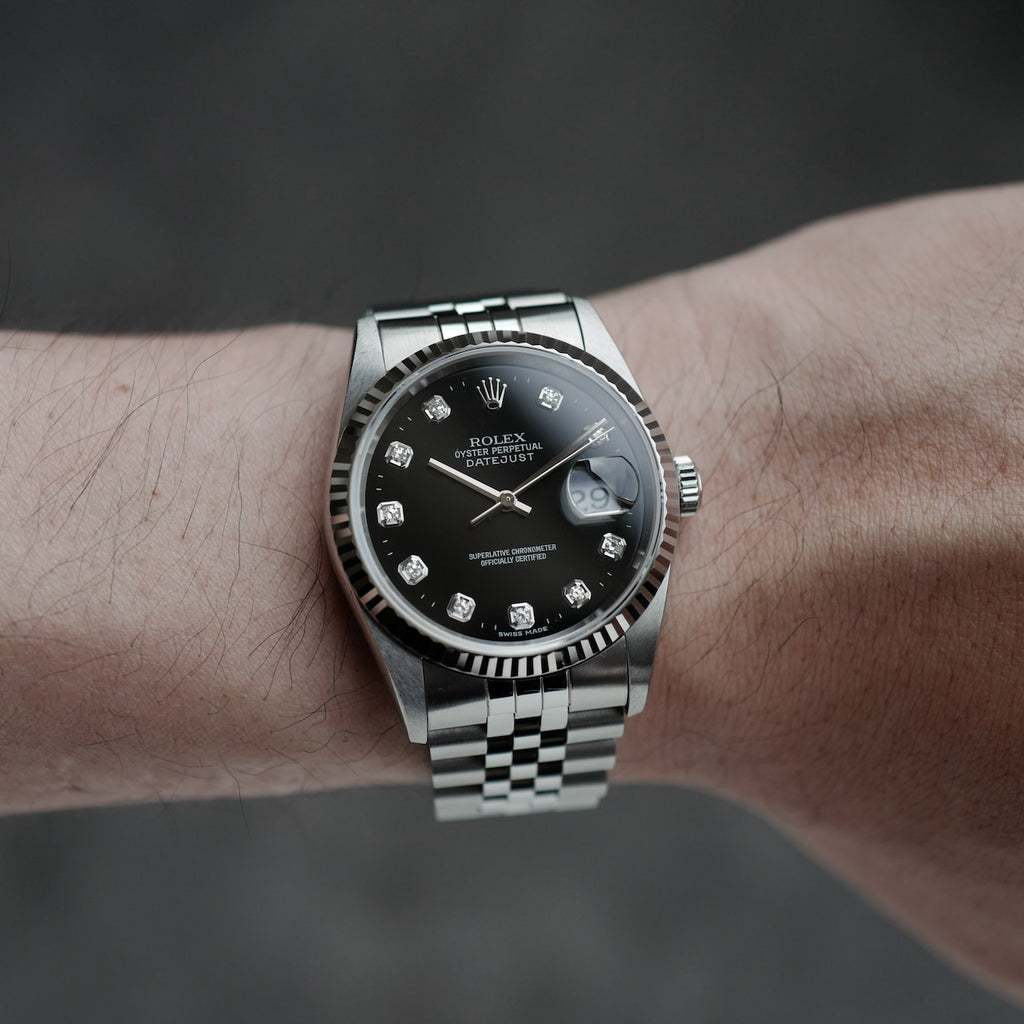 ロレックス/デイトジャスト16234G/10Pダイヤ/T番1996年/フルセット/ROLEX DATE-JUST Ref.16234G"10P Diamond" T 1996y Full Set