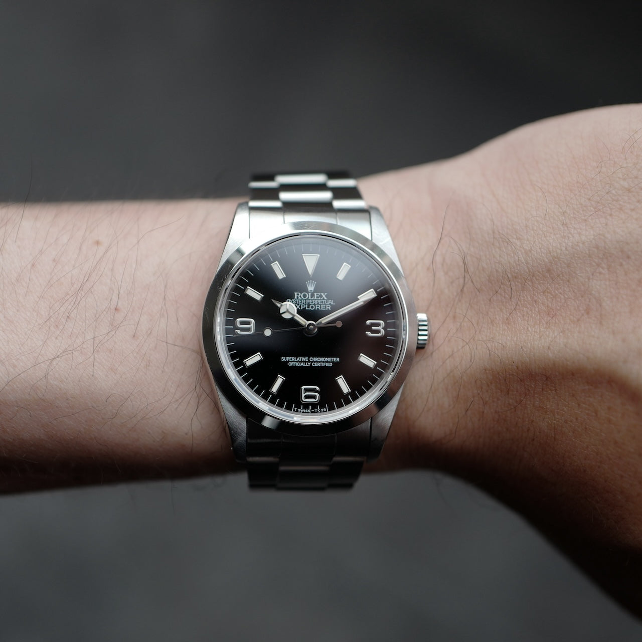 ロレックス/エクスプローラー1/14270/N番1991-92/トリチウム/シングル