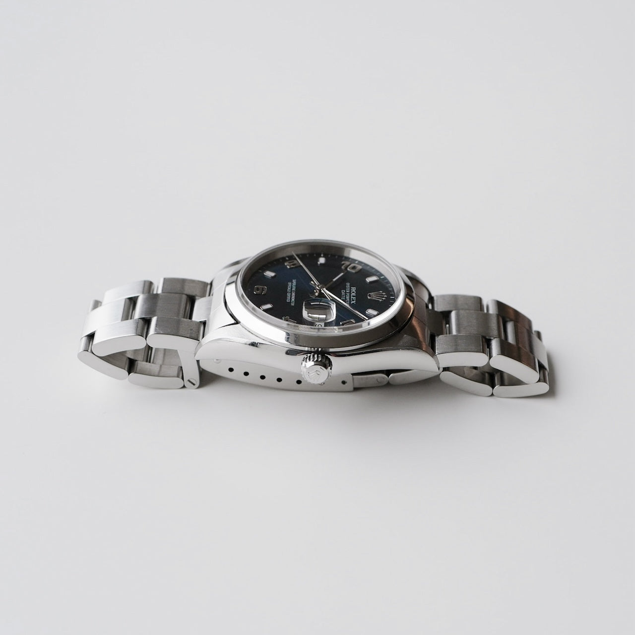 ロレックス/オイスターパーペチュアルデイト15200/飛びアラビアダイヤル/P番2000年/フルセット/ROLEX OYSTER PERPETUAL DATE Ref.15200 "Blue Arabic Dial" P 2000y Full Set