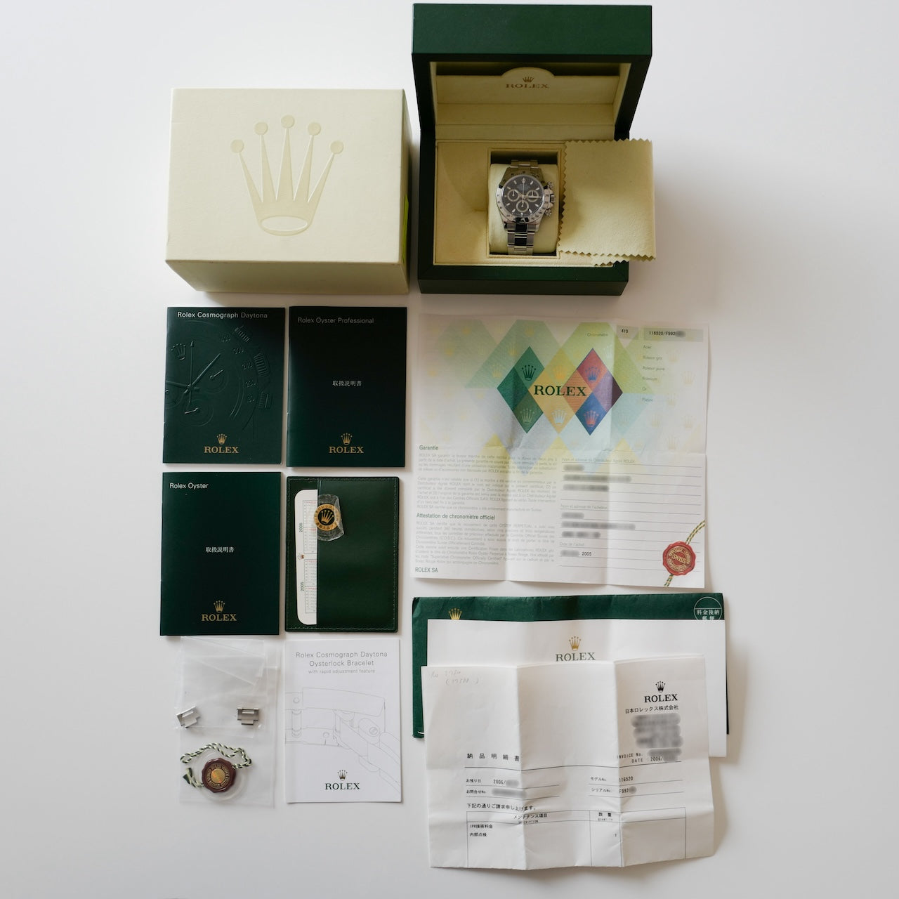 ロレックス/デイトナ116520/F番2003-04y/フルセット/ROLEX DAYTONA Ref.116520 F 2003-04y Full Set