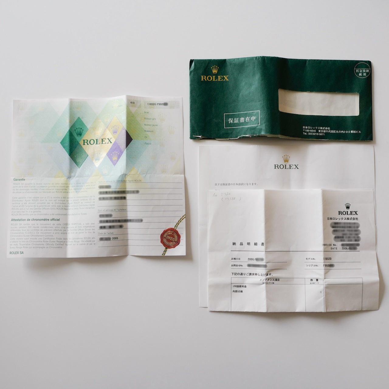ロレックス/デイトナ116520/F番2003-04y/フルセット/ROLEX DAYTONA Ref