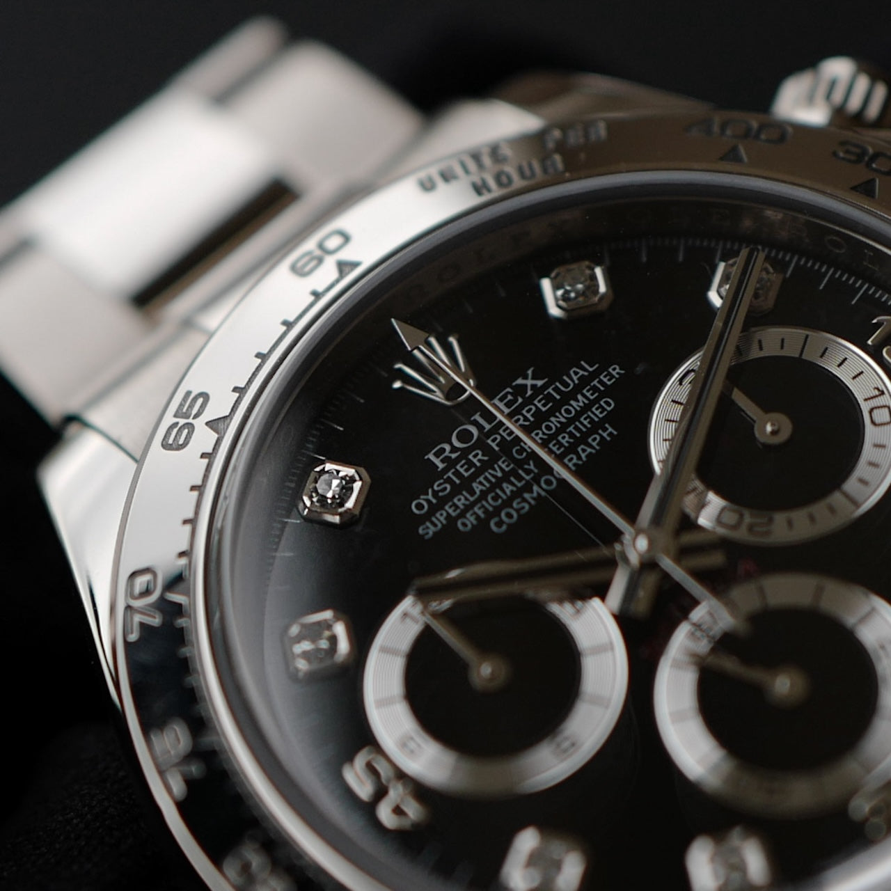 ロレックス/デイトナ116509/8Pダイヤ/18KWG/D番2005年/ROLEX DAYTONA Ref.116509 D 2005y With Paper
