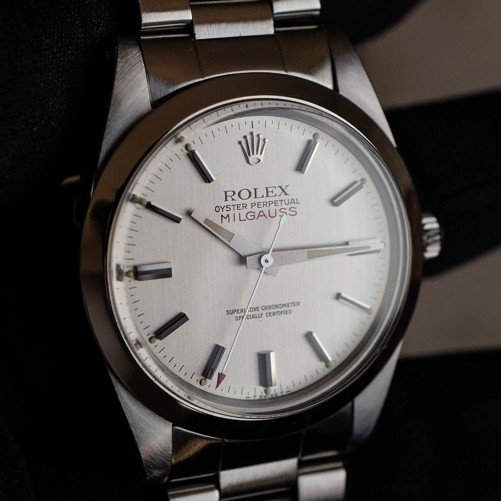 ロレックス/ミルガウス1019/後期ダイヤル/ROLEX MILGAUSS Ref.1019 "SILVER DIAL" 1980y