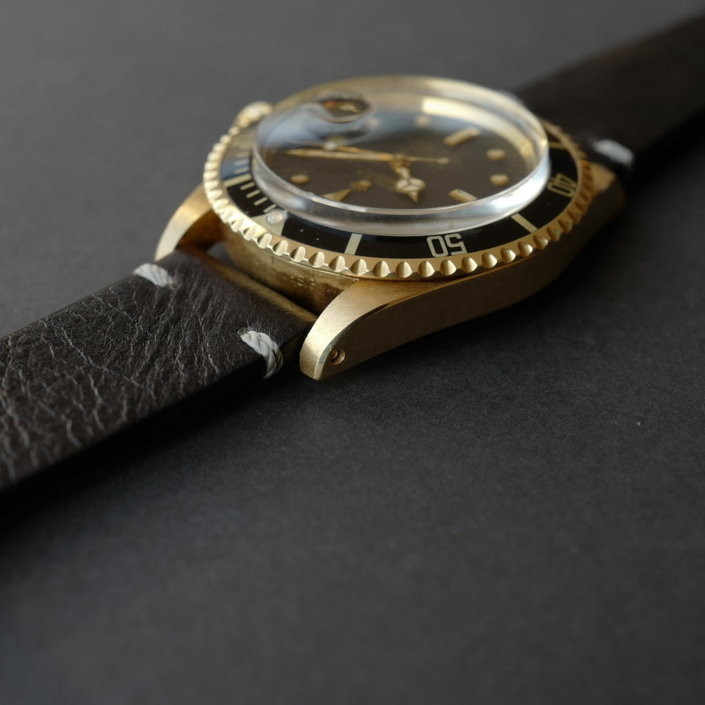 ロレックス/サブマリーナ1680/8/黒壺ダイヤル/ROLEX SUBMARINER DATE Ref.1680/8 "NIPPLE DIAL"18KYG 1976-77y