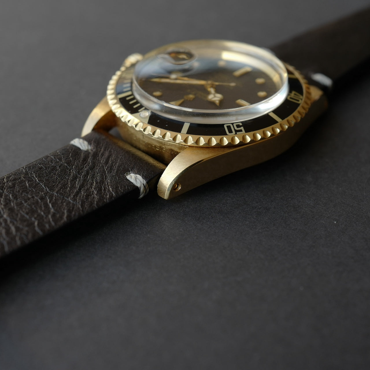 ロレックス/サブマリーナ1680/8/黒壺ダイヤル/ROLEX SUBMARINER DATE Ref.1680/8 "NIPPLE DIAL"18KYG 1976-77y