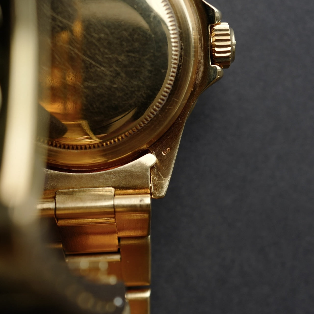 ロレックス/サブマリーナデイト1680/8/トロピカル/フジツボ/ROLEX SUBMARINER DATE 1680/8 18KYG "TROPICAL" Nipple Dial 1970y