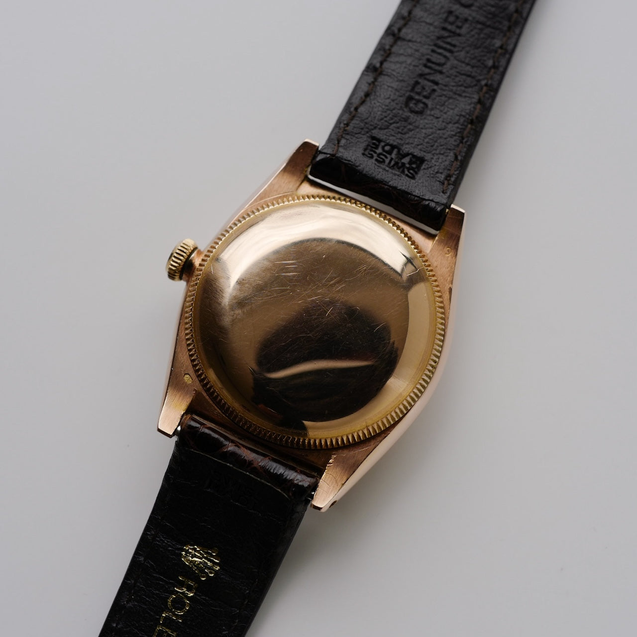 ロレックス/バブルバック/14Kピンクゴールド/Ref.3131/ROLEX OYSTER PERPETUAL Ref. 3131 "Bubble Back" 14K Pink Gold 1946