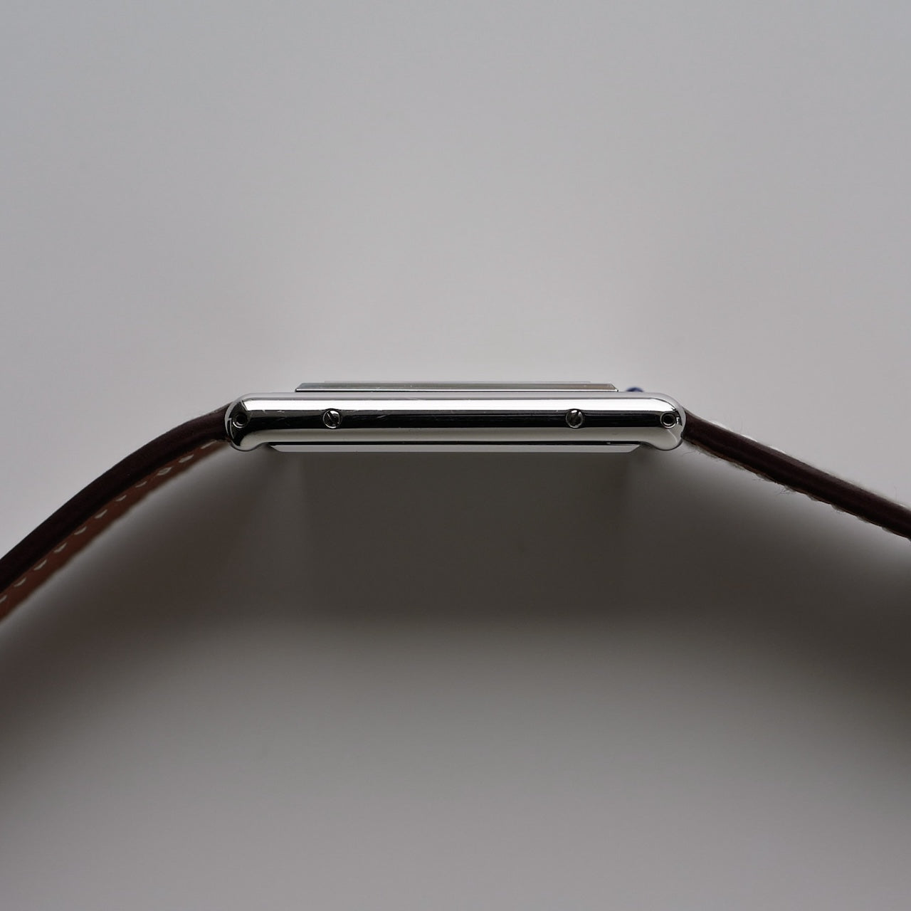 カルティエ/タンクバスキュラントLM/ホワイトローマンギョーシェダイヤル/手巻き/フレデリックピゲ/CARTIER TANK BASCULANTE White Roman Guilloche Dial / Hand Winding / SS 2001