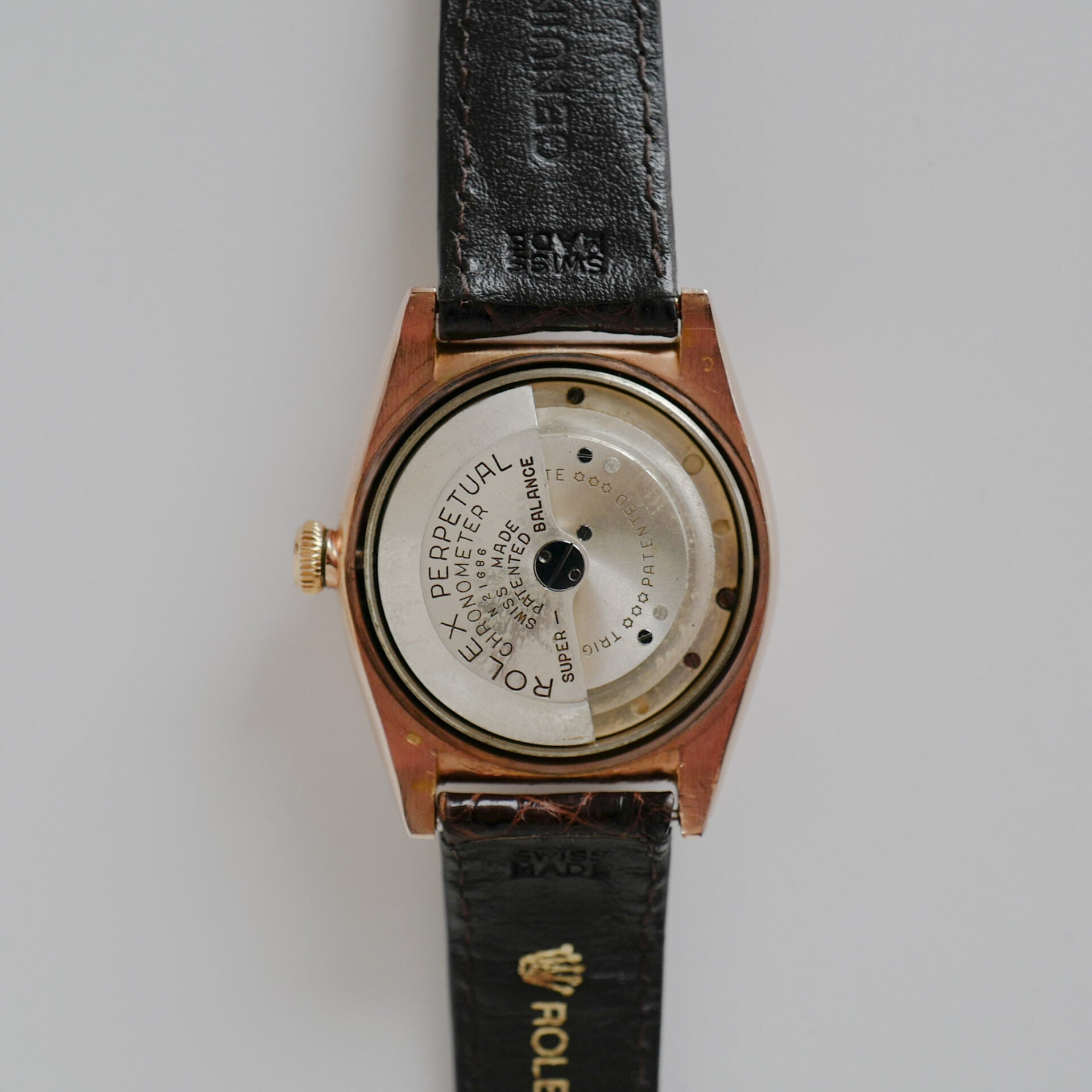 ロレックス/バブルバック/14Kピンクゴールド/Ref.3131/ROLEX OYSTER PERPETUAL Ref. 3131 "Bubble Back" 14K Pink Gold 1946