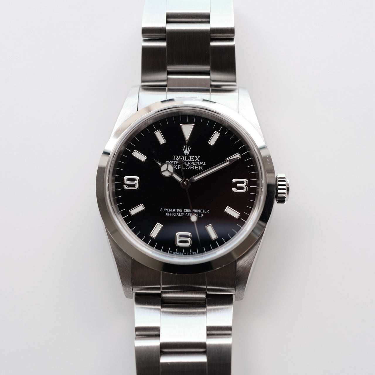 ロレックス/エクスプローラー1/14270/U番/トリチノバ/裏蓋シール/フル