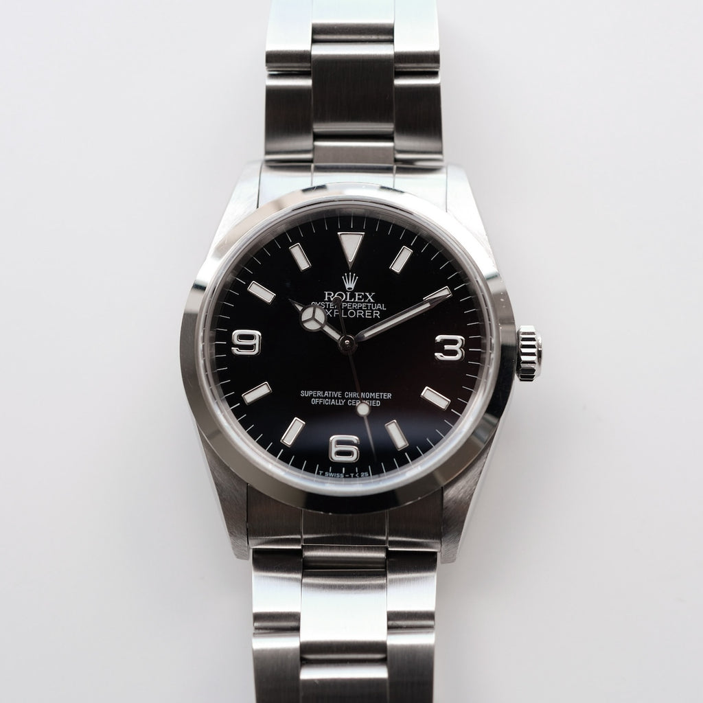 ロレックス/エクスプローラー１/14270/U番/トリチノバ/裏蓋シール/フルセット/ROLEX EXPLORER 1 Ref.14270 U "Tritinova" 1997-98 Full Set