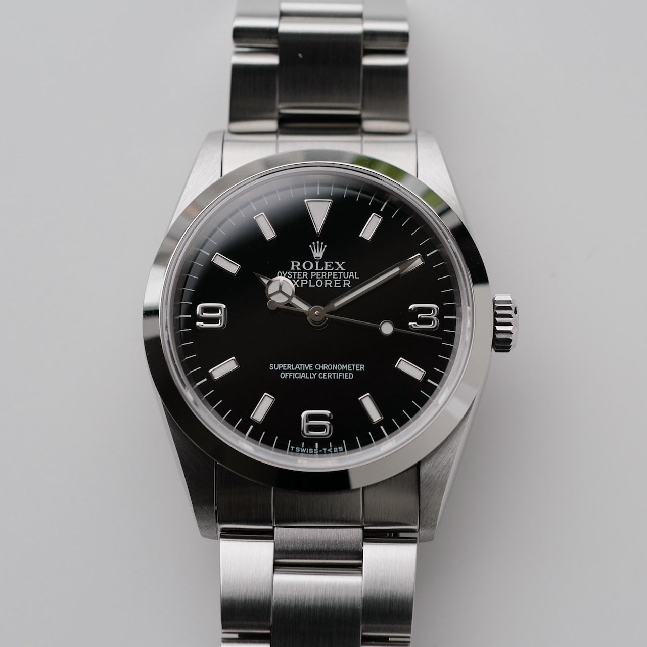 [1]ロレックス/エクスプローラー1/U番/オールトリチウム/保証書付き/フルセット/ROLEX EXPLORER 1 Ref.14270 U 1997-98 FULL SET