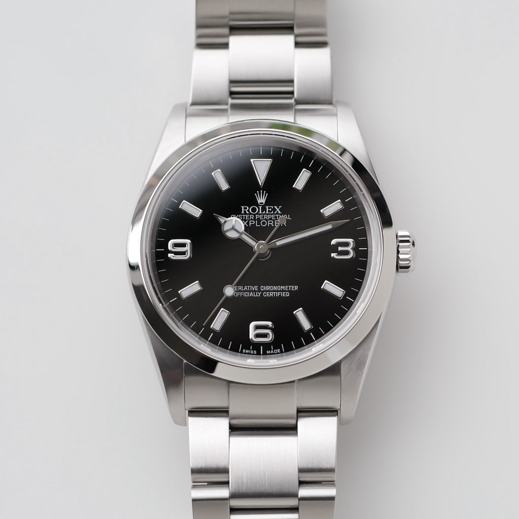 [2]ロレックス/エクスプローラー1/114270/F番/保証書付き/フルセット/ROLEX EXPLORER 1 Ref.114270  F 2003-04 Full Set