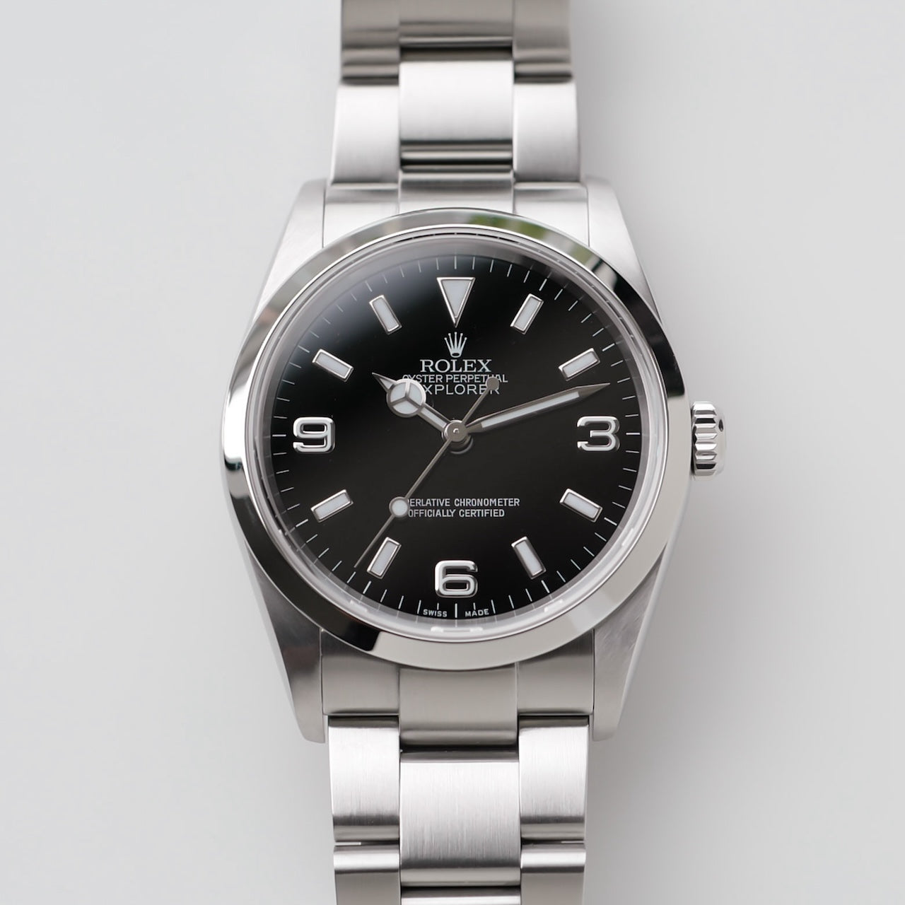 [2]ロレックス/エクスプローラー1/114270/F番/保証書付き/フルセット/ROLEX EXPLORER 1 Ref.114270  F 2003-04 Full Set