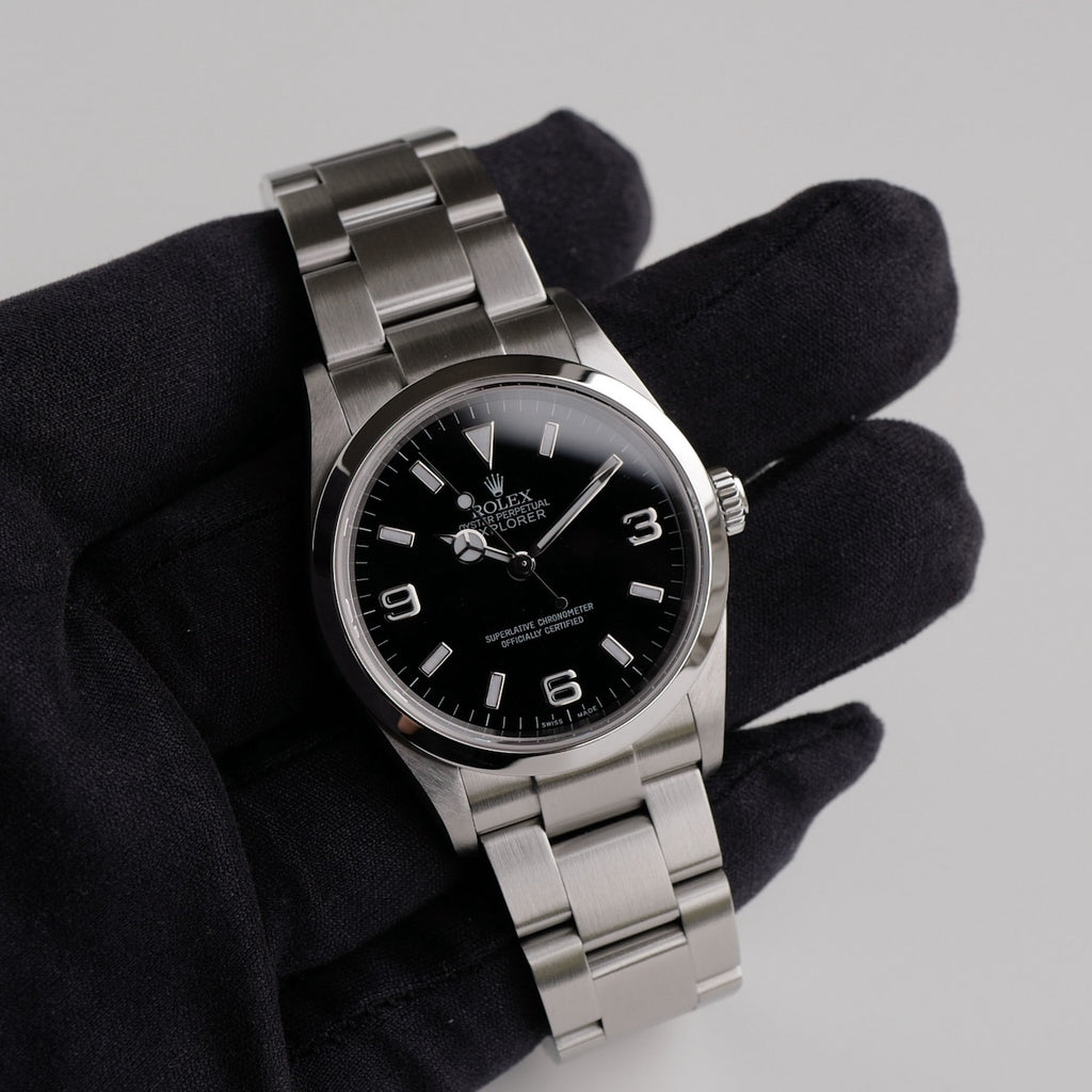 [2]ロレックス/エクスプローラー1/114270/F番/保証書付き/フルセット/ROLEX EXPLORER 1 Ref.114270  F 2003-04 Full Set