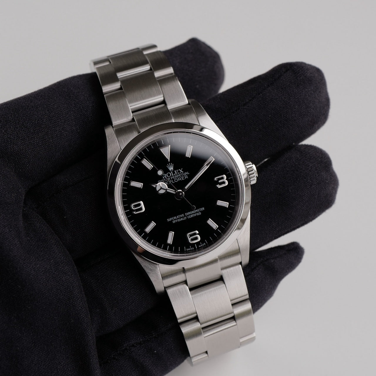 [2]ロレックス/エクスプローラー1/114270/F番/保証書付き/フルセット/ROLEX EXPLORER 1 Ref.114270  F 2003-04 Full Set