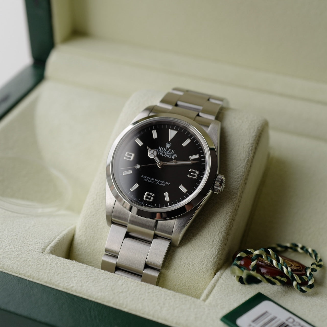 4]ロレックス/エクスプローラー1/114270/D番/保証書付き/ROLEX