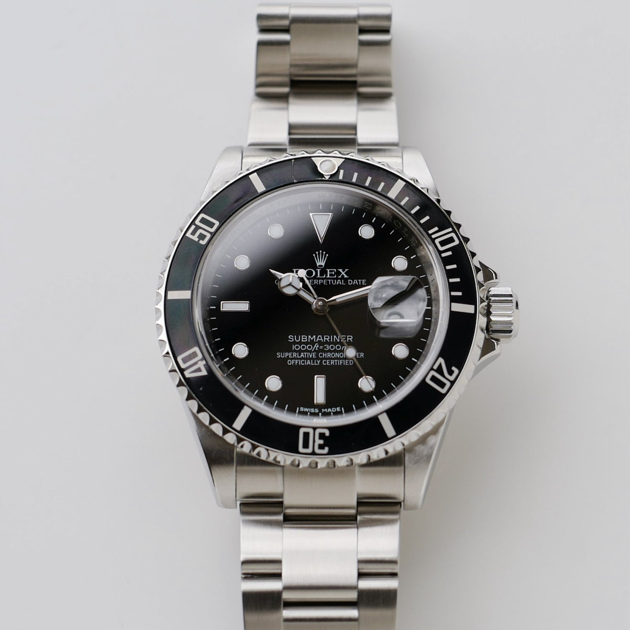ロレックス/サブマリーナデイト16610最終/M番ルーレット/保証書付き/フルセット/ROLEX SUBMARINER Ref.16610 M 2007-08 Full Set