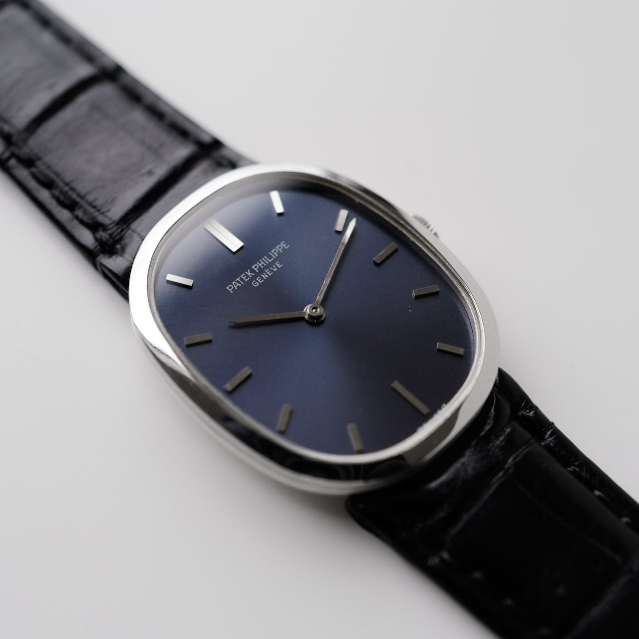 【参考品】パテックフィリップ/ゴールデンエリプス/18Kホワイトゴールド/PATEK PHILIPPE GOLDEN ELLIPSE Ref.3548 "Blue Grey Dial"18K WHITE GOLD