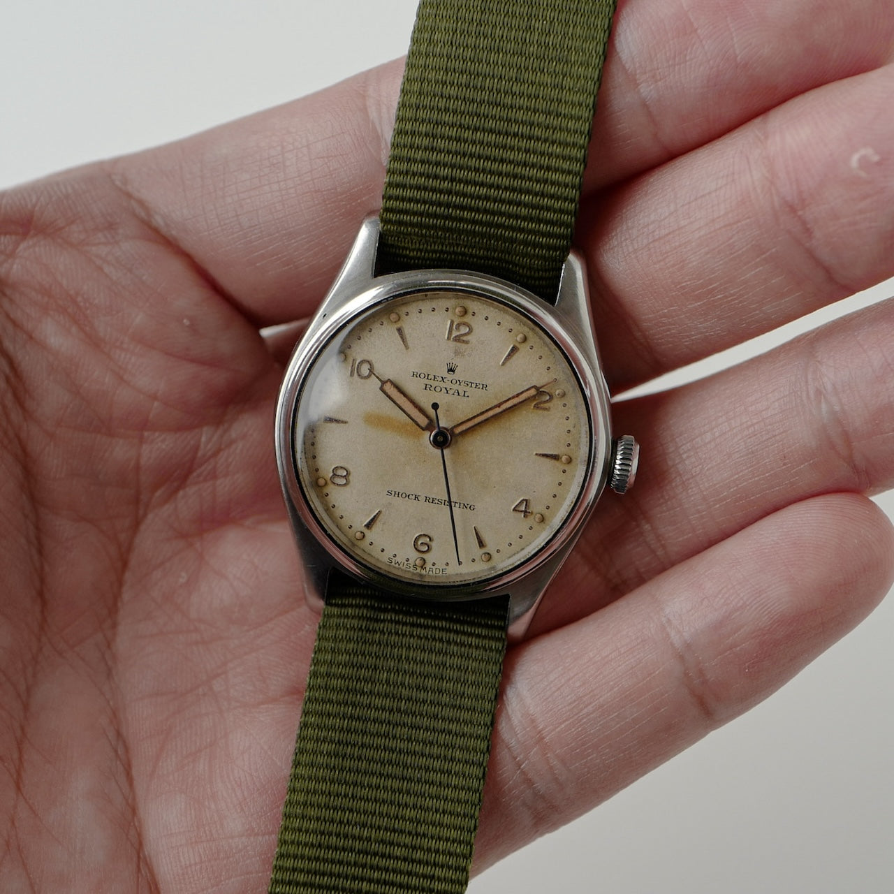 ロレックス/オイスターロイヤル/注射針/ROLEX OYSTER ROYAL Ref.4444 "Syringe Hands"