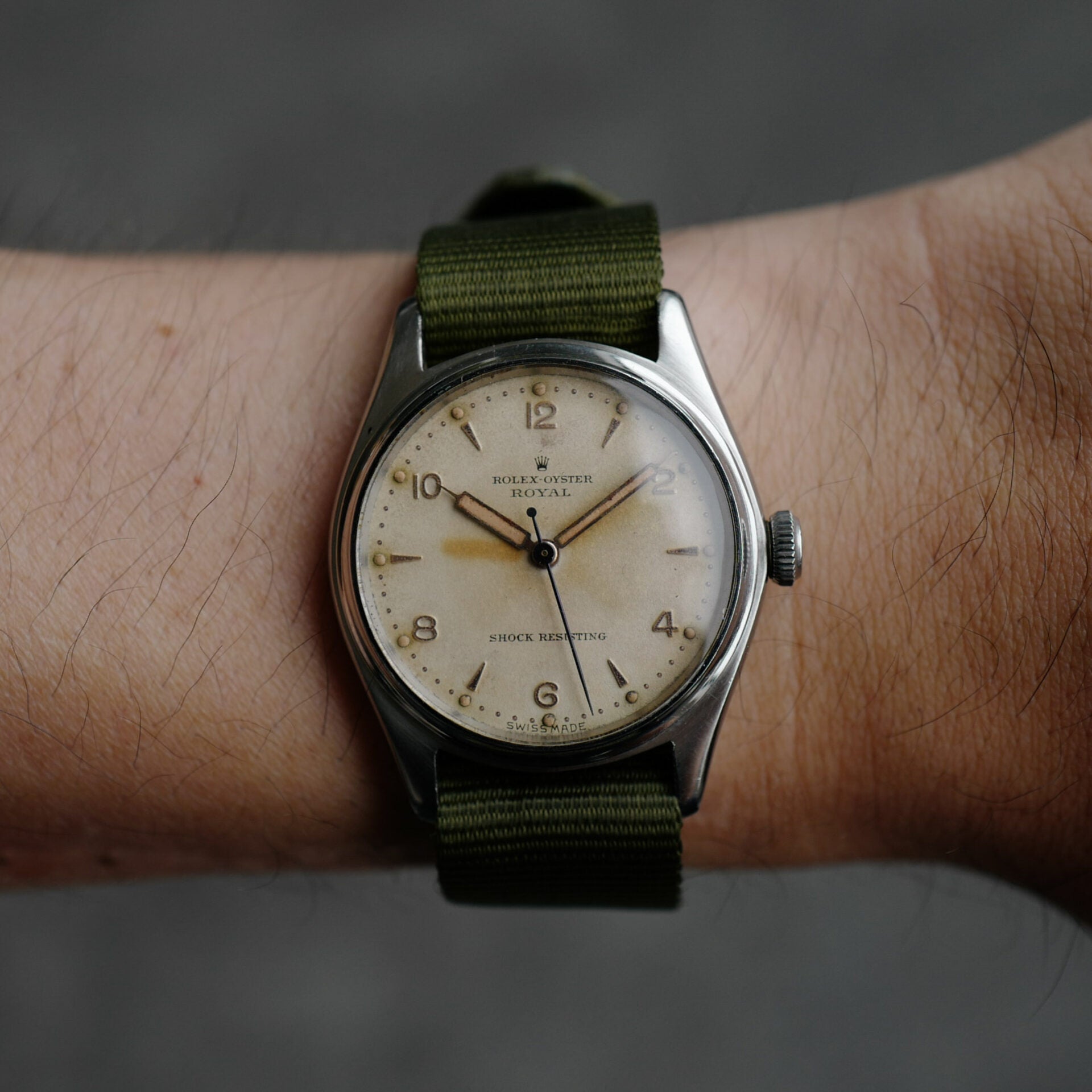 ロレックス/オイスターロイヤル/注射針/ROLEX OYSTER ROYAL Ref.4444 "Syringe Hands"