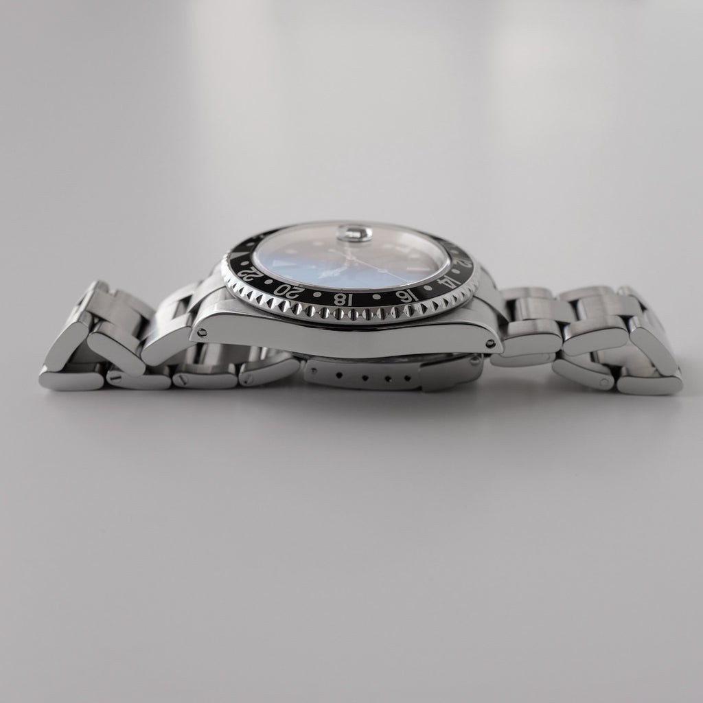 ロレックス/GMTマスター2/16710/黒ベゼル/横穴あり/フルセット/ROLEX GMT-MASTER 2 Ref.16710 2002y Full Set