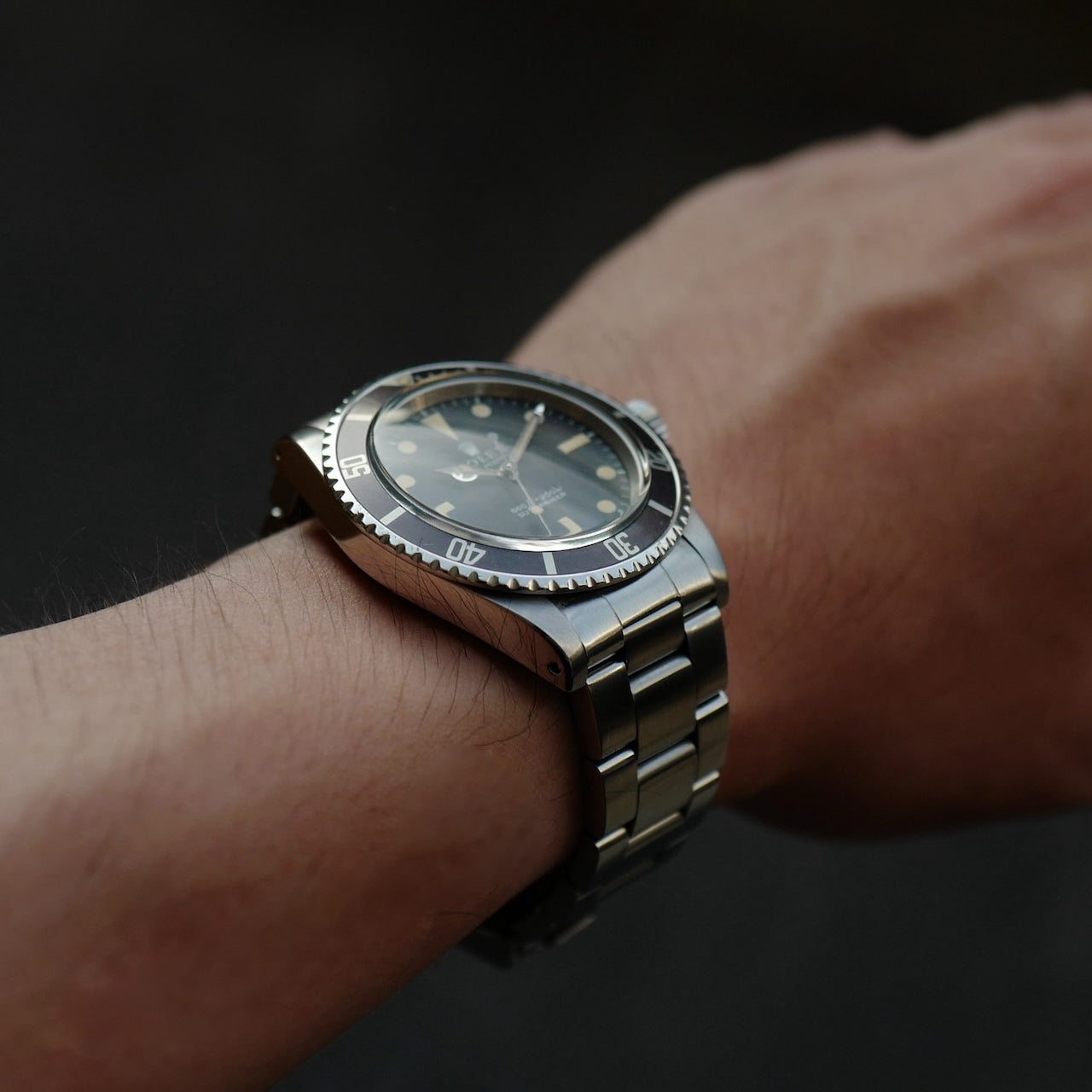 ロレックス/サブマリーナ5513/ノンセリフ/フチ無しマット/シンガーダイヤル/下サブ/ROLEX SUBMARINER Ref.5513 "Non Serif" Singer dial 1973y