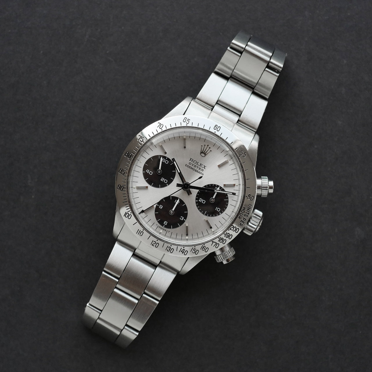 ロレックス/デイトナ/Ref.6265/マーク1シルバー/表記なし/ROLEX