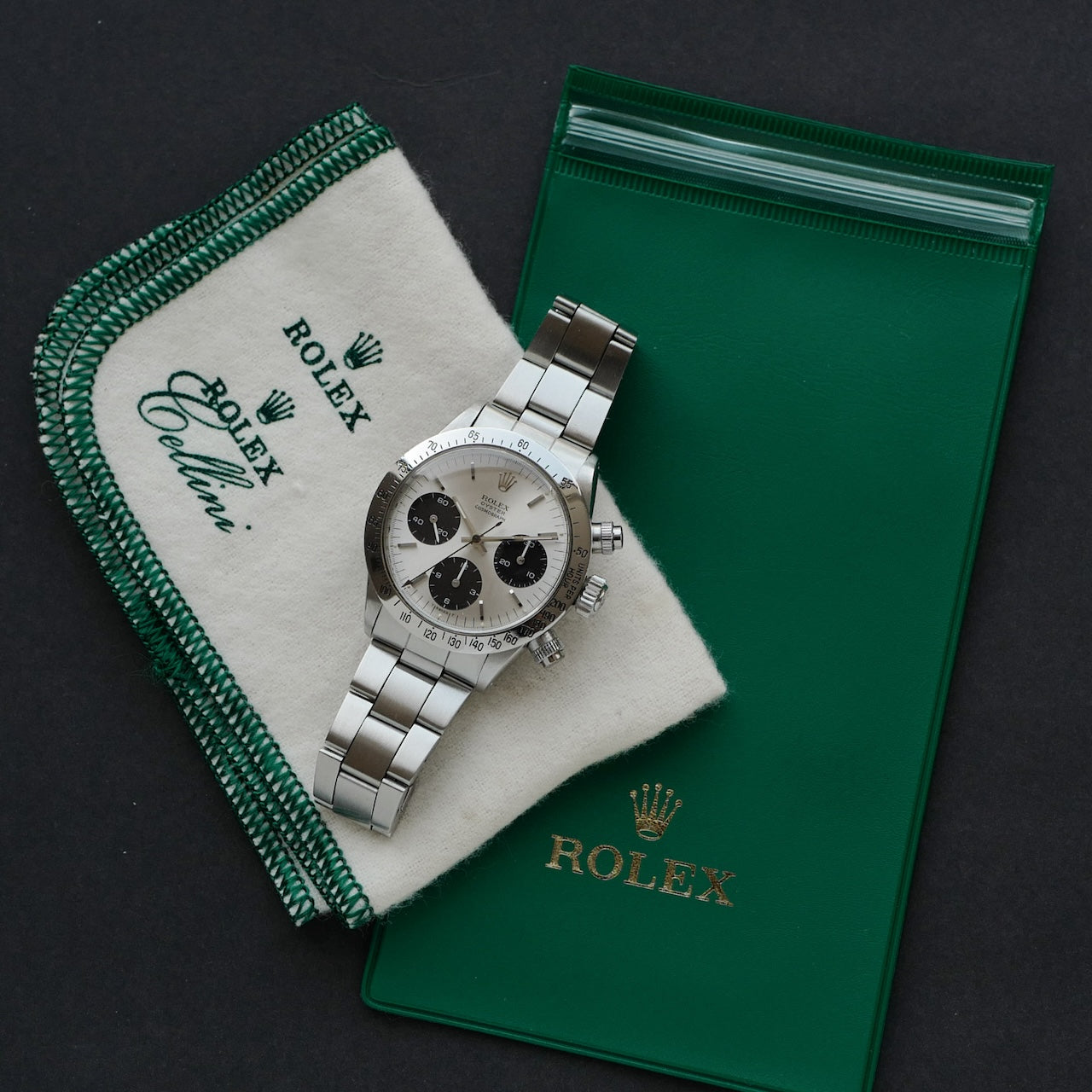 ロレックス/デイトナ/Ref.6265/マーク１シルバー/表記なし/ROLEX DAYTONA Ref.6265 Mark1 Silver Dial 1971-72