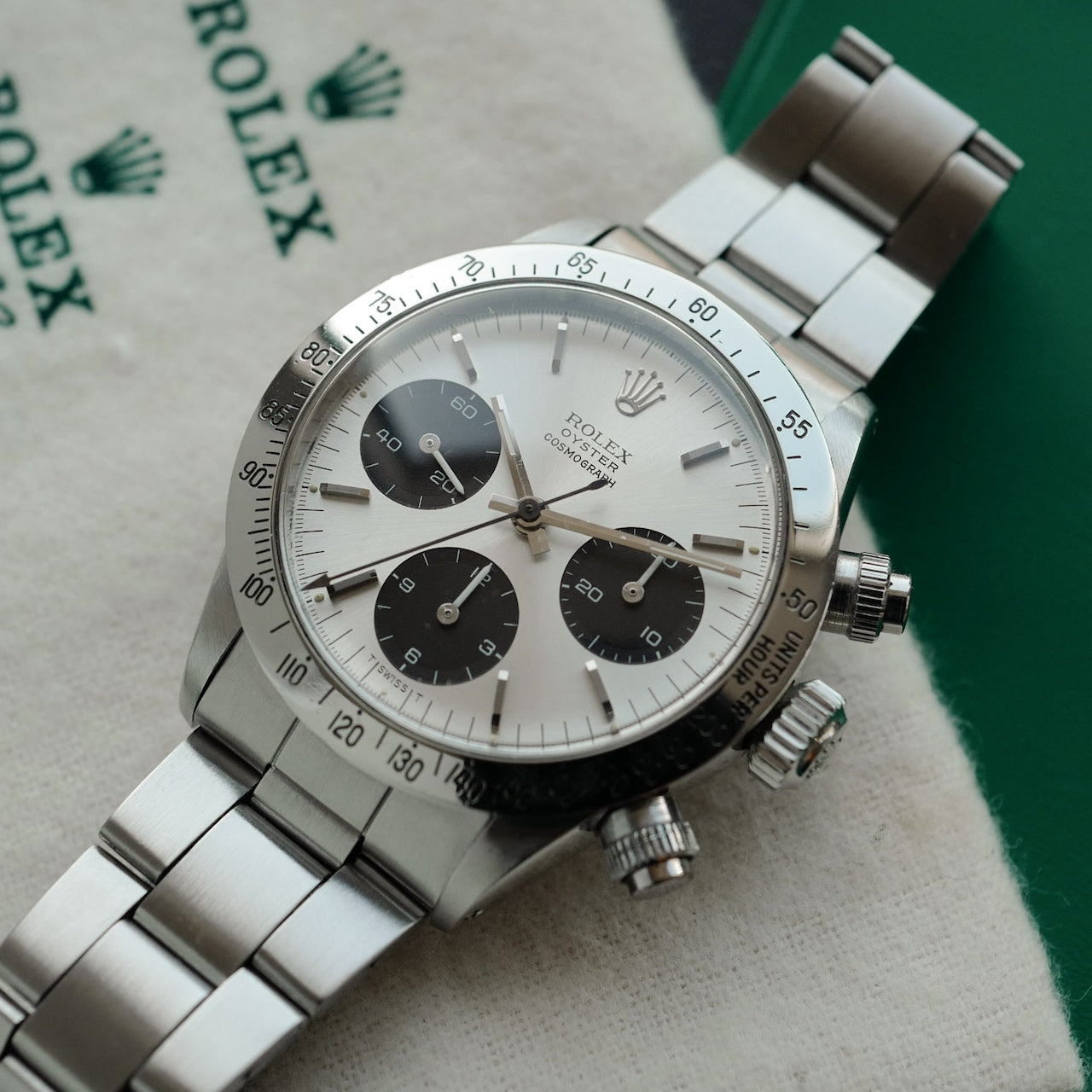 ロレックス/デイトナ/Ref.6265/マーク１シルバー/表記なし/ROLEX DAYTONA Ref.6265 Mark1 Silver Dial 1971-72